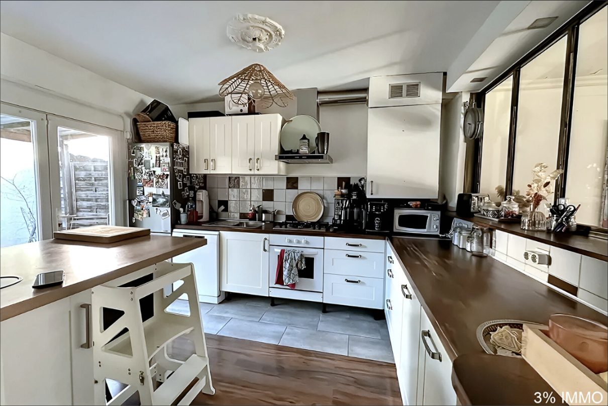 Cuisine fonctionnelle et verrière